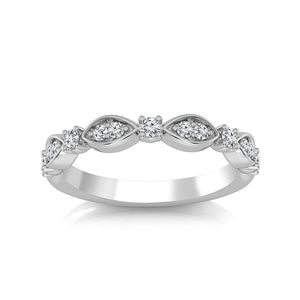Diamond Band 0.20 ct tw Round 14k White Gold