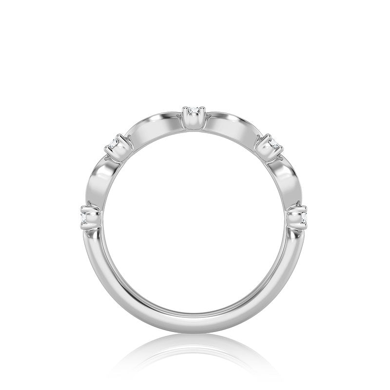 Diamond Band 0.20 ct tw Round 14k White Gold