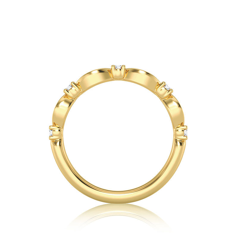 Diamond Band 0.20 ct tw Round 18k Yellow Gold