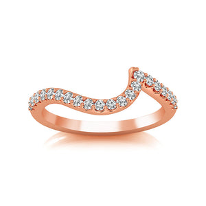 Diamond Band 0.25 ct tw Round 14k Rose Gold