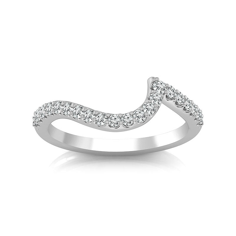 Diamond Band 0.25 ct tw Round 14k White Gold