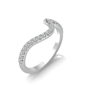 Diamond Band 0.25 ct tw Round 18k White Gold
