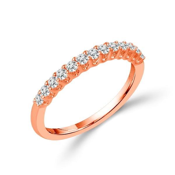 Diamond Band 0.3 ct tw Round 18k Rose Gold