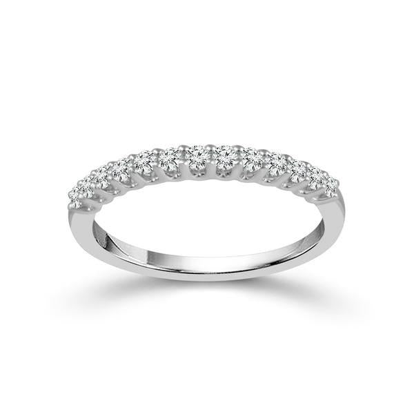 Diamond Band 0.3 ct tw Round 14k White Gold