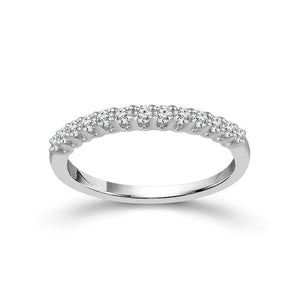 Diamond Band 0.3 ct tw Round 14k White Gold