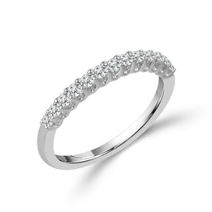Diamond Band 0.3 ct tw Round 18k White Gold