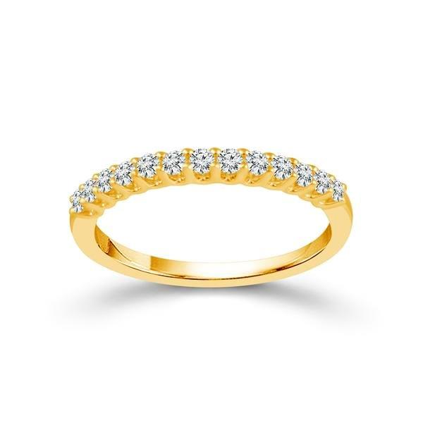 Diamond Band 0.3 ct tw Round 14k Yellow Gold