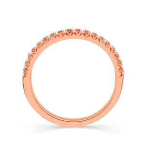 Diamond Band 0.25 ct tw Round 18k Rose Gold