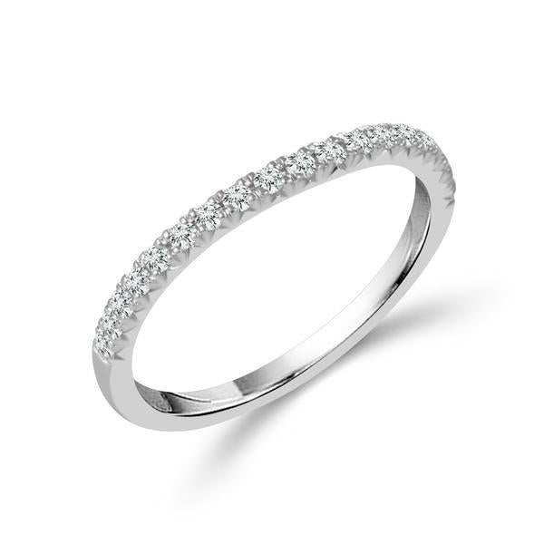 Diamond Band 0.25 ct tw Round 18k White Gold