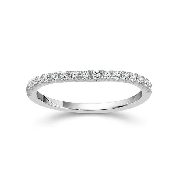 Diamond Band 0.25 ct tw Round 18k White Gold
