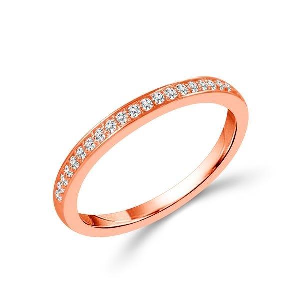 Diamond Band 0.2 ct tw Round 18k Rose Gold