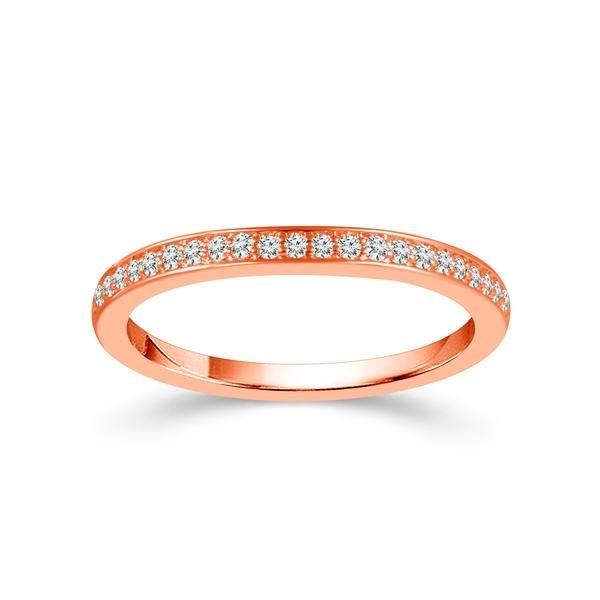 Diamond Band 0.2 ct tw Round 18k Rose Gold