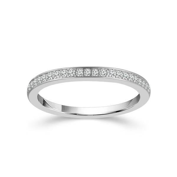 Diamond Band 0.2 ct tw Round 14k White Gold