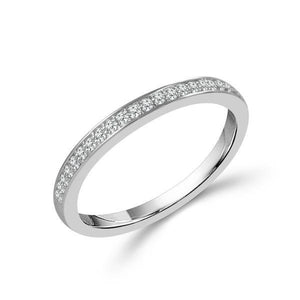 Diamond Band 0.2 ct tw Round 14k White Gold