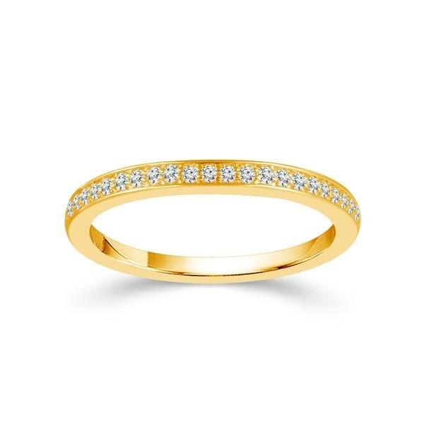 Diamond Band 0.2 ct tw Round 18k Yellow Gold