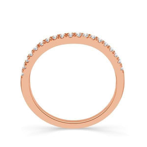 Diamond Band 0.2 ct tw Round 18k Rose Gold