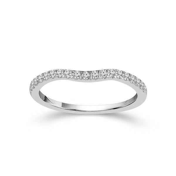 Diamond Band 0.2 ct tw Round 14k White Gold
