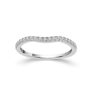 Diamond Band 0.2 ct tw Round 14k White Gold