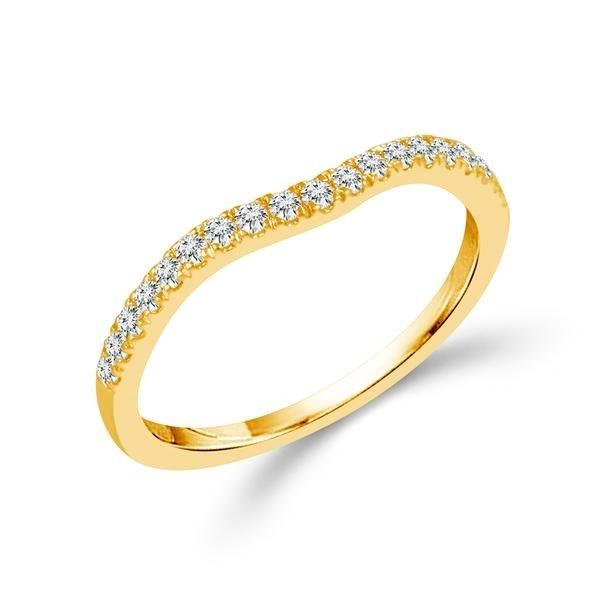 Diamond Band 0.2 ct tw Round 14k Yellow Gold