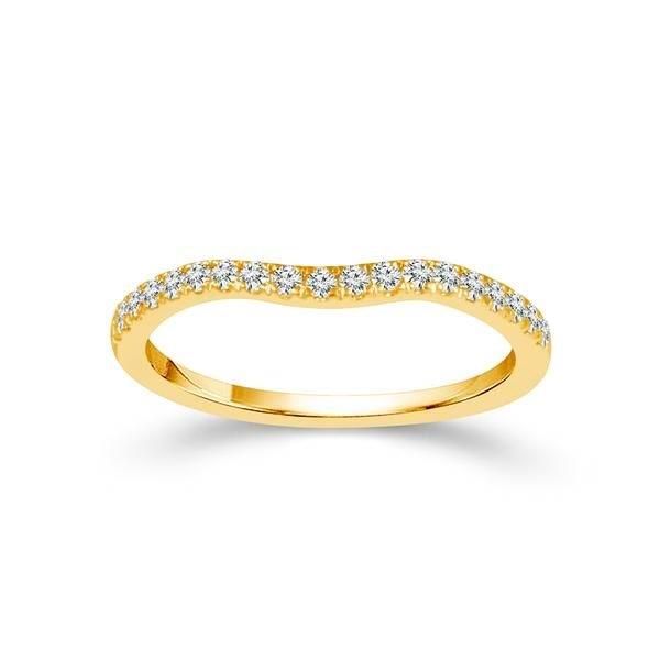 Diamond Band 0.2 ct tw Round 14k Yellow Gold