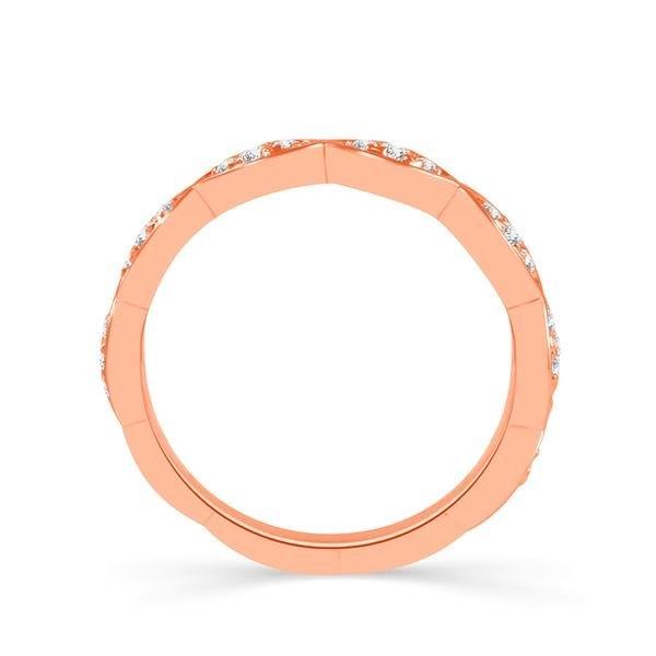 Diamond Band 0.16 ct tw Round 18k Rose Gold