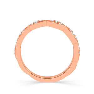 Diamond Band 0.16 ct tw Round 18k Rose Gold
