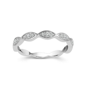 Diamond Band 0.16 ct tw Round 14k White Gold