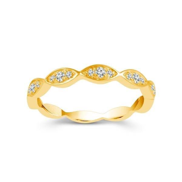 Diamond Band 0.16 ct tw Round 14k Yellow Gold
