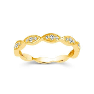 Diamond Band 0.16 ct tw Round 18k Yellow Gold