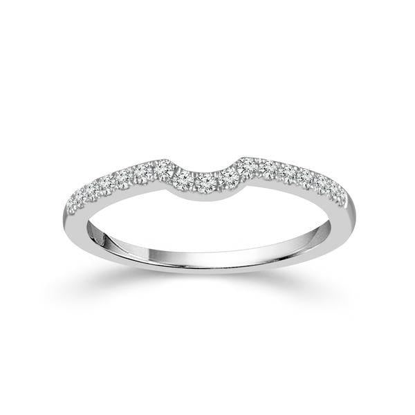Diamond Band 0.2 ct tw Round 14k White Gold