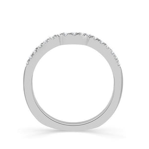 Diamond Band 0.2 ct tw Round 18k White Gold
