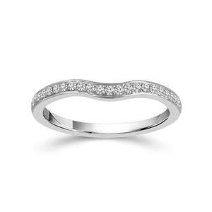Diamond Band 0.16 ct tw Round 14k White Gold