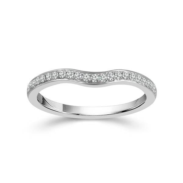 Diamond Band 0.16 ct tw Round 18k White Gold