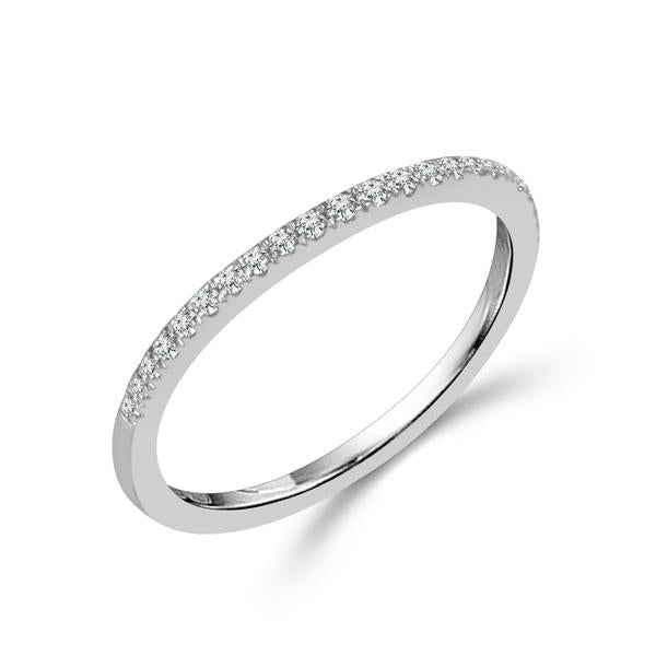 Diamond Band 0.16 ct tw Round 18k White Gold