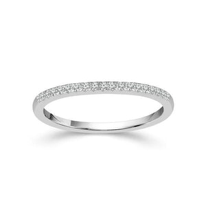 Diamond Band 0.16 ct tw Round 18k White Gold