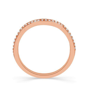 Diamond Band 0.13 ct tw Round 14k Rose Gold