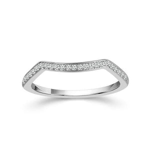 Diamond Band 0.13 ct tw Round 18k White Gold