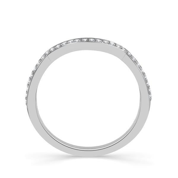 Diamond Band 0.13 ct tw Round 18k White Gold
