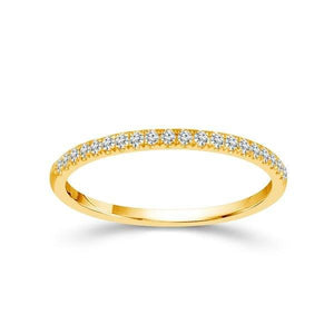 Diamond Band 0.16 ct tw Round 14k Rose Gold
