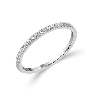 Diamond Band 0.16 ct tw Round 14k White Gold