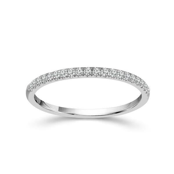 Diamond Band 0.16 ct tw Round 18k White Gold