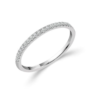 Diamond Band 0.16 ct tw Round 18k White Gold