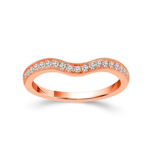 Diamond Band 0.2 ct tw Round 18k Rose Gold