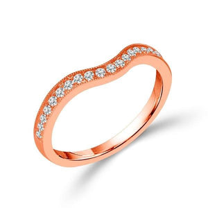 Diamond Band 0.2 ct tw Round 18k Rose Gold