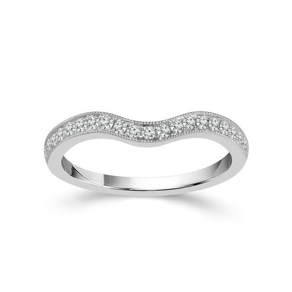 Diamond Band 0.2 ct tw Round 14k White Gold