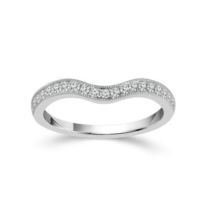 Diamond Band 0.2 ct tw Round 18k White Gold