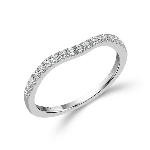 Diamond Band 0.2 ct tw Round 14k White Gold