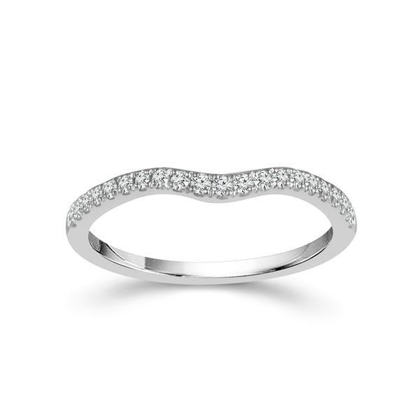 Diamond Band 0.2 ct tw Round 14k White Gold