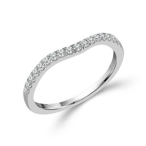 Diamond Band 0.2 ct tw Round 14k White Gold