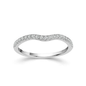 Diamond Band 0.2 ct tw Round 18k White Gold
